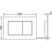 Панель смыва Tece Now 9240403 (черный глянцевый) - Превью изображения №2 — Интернет-магазин Time-Shop