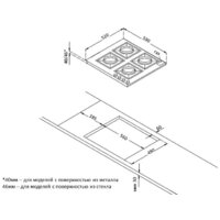 Варочная панель Korting HGG 6722 CTN - Превью изображения №2 — Интернет-магазин Time-Shop