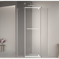 RGW PA-82 41088200-11 100x100 (хром/прозрачное стекло)