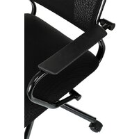 Офисное кресло Бюрократ CH Balance черный Elastic-102 TW-11 (сетка/ткань крестовина металл черный) - Превью изображения №6 — Интернет-магазин Time-Shop