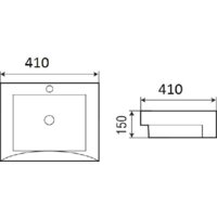Умывальник WeltWasser Deilbach 4010 - Превью изображения №3 — Интернет-магазин Time-Shop