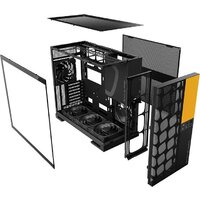 Корпус Geometric Future Model 5 Vent 5FAN (черный/желтый) - Превью изображения №5 — Интернет-магазин Time-Shop