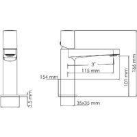 Смеситель Wasserkraft Naab 8603 - Превью изображения №2 — Интернет-магазин Time-Shop