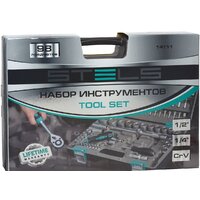 Универсальный набор инструментов Stels 14111 (98 предметов) - Превью изображения №5 — Интернет-магазин Time-Shop