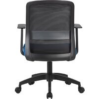 Офисное кресло CACTUS CS-MC333-BKBL (черный/темно-синий) - Превью изображения №4 — Интернет-магазин Time-Shop