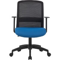 Офисное кресло CACTUS CS-MC333-BKBL (черный/темно-синий) - Превью изображения №2 — Интернет-магазин Time-Shop