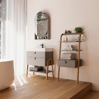  Lauter Шкаф с зеркалом Estel 50 (серо-зеленый полуматовый) - Превью изображения №3 — Интернет-магазин Time-Shop