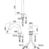 Смеситель Paffoni Light LIG047NO - Превью изображения №2 — Интернет-магазин Time-Shop