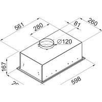 Кухонная вытяжка MAUNFELD Crosby Singl 60 (черный) - Превью изображения №2 — Интернет-магазин Time-Shop