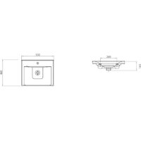  Гамма Тумба с умывальником 23оФ2/3-У 55 Сава-2055 - Превью изображения №6 — Интернет-магазин Time-Shop