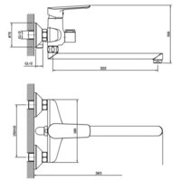 Смеситель Esko Lagos LG 31 - Превью изображения №2 — Интернет-магазин Time-Shop