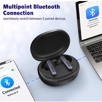 Наушники EarFun Air S (черный) - Превью изображения №6 — Интернет-магазин Time-Shop