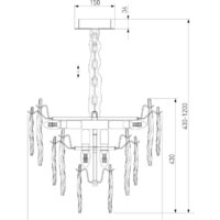 Подвесная люстра Bogate's 369/8 - Превью изображения №6 — Интернет-магазин Time-Shop
