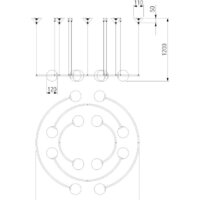 Подвесная люстра Bogate's Brook 360/12 - Превью изображения №2 — Интернет-магазин Time-Shop