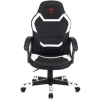 Игровое (геймерское) кресло Zombie 10 (черный/белый) - Превью изображения №2 — Интернет-магазин Time-Shop