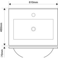  ЗОВ Тумба с умывальником Дион 60 D60LWP0M9003MKV5-OL60 (белый матовый) - Превью изображения №6 — Интернет-магазин Time-Shop