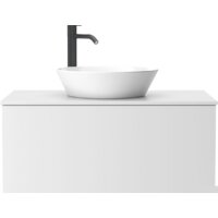  ЗОВ Тумба под умывальник Кито 80 K80LW0MWMC-KP13W (белый/белый матовый) - Превью изображения №2 — Интернет-магазин Time-Shop