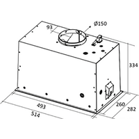 Кухонная вытяжка Elica Lane WH/A/52 - Превью изображения №3 — Интернет-магазин Time-Shop