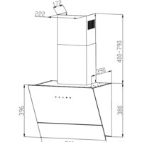 Кухонная вытяжка Grand Lester GC 50 (черный) - Превью изображения №2 — Интернет-магазин Time-Shop