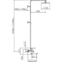 Душевая система  Fashun A52402 - Превью изображения №2 — Интернет-магазин Time-Shop