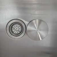 Кухонная мойка Roxen Simple 560220-60 сатин (с коландером и дозатором) - Превью изображения №12 — Интернет-магазин Time-Shop