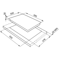 Варочная панель Smeg S64SB - Превью изображения №2 — Интернет-магазин Time-Shop