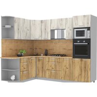 Интерлиния Мила Лайт 1.68x2.6 левая (дуб белый/дуб золотой/дуб бунратти)