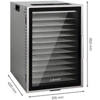 Сушилка для овощей и фруктов Libhof FDR-12 - Превью изображения №13 — Интернет-магазин Time-Shop