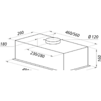 Кухонная вытяжка MAUNFELD Crosby Light (C) 60 (черный) - Превью изображения №2 — Интернет-магазин Time-Shop
