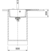 Кухонная мойка Franke Centro CNG 611-78 TL 114.0740.849 (оникс) - Превью изображения №4 — Интернет-магазин Time-Shop