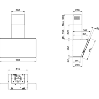 Кухонная вытяжка Faber V-Air KL A80 330.0615.685 - Превью изображения №4 — Интернет-магазин Time-Shop