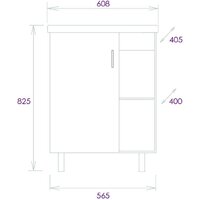  Onika Тумба под умывальник Тимбер 50 (105035) - Превью изображения №2 — Интернет-магазин Time-Shop