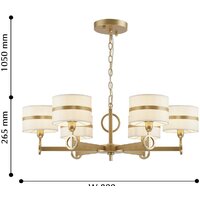 Подвесная люстра Favourite Mateo 2634-6P - Превью изображения №8 — Интернет-магазин Time-Shop