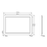  Roxen Зеркало Irida Long 510185-100 100х70 - Превью изображения №9 — Интернет-магазин Time-Shop