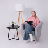 Торшер AksHome Riviera E27 (белый) - Превью изображения №2 — Интернет-магазин Time-Shop