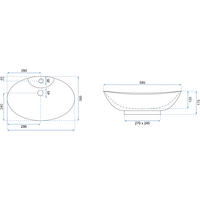 Умывальник Rea Rosa 2 - Превью изображения №4 — Интернет-магазин Time-Shop