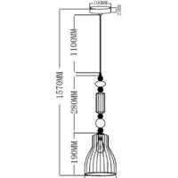 Подвесная люстра Moderli Charm V10904-P - Превью изображения №5 — Интернет-магазин Time-Shop