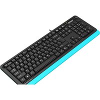 Клавиатура A4Tech Fstyler FKS10 (черный/синий) - Превью изображения №4 — Интернет-магазин Time-Shop