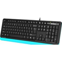 Клавиатура A4Tech Fstyler FKS10 (черный/синий) - Превью изображения №2 — Интернет-магазин Time-Shop