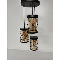 Подвесная люстра Mirastyle SX-N-8870/3H BK - Превью изображения №2 — Интернет-магазин Time-Shop