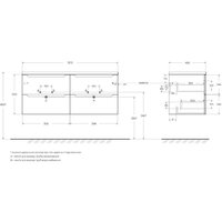  BelBagno Тумба под умывальник ETNA-1200-4C-SO-2-RN - Превью изображения №2 — Интернет-магазин Time-Shop