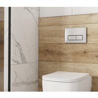 Панель смыва IDDIS Unifix UNI80M0i77 (матовый хром) - Превью изображения №2 — Интернет-магазин Time-Shop