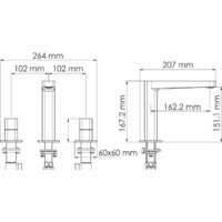 Смеситель Wasserkraft Saale 9535 - Превью изображения №3 — Интернет-магазин Time-Shop