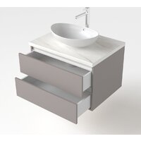  Дабер Тумба под умывальник 002 Т2.8.0.4Б (серый/белый) - Превью изображения №3 — Интернет-магазин Time-Shop