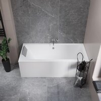 Ванна Lauter Oasis 190 21203090 (с ножками, серым подголов., белый лиц. и торц.экран) - Превью изображения №12 — Интернет-магазин Time-Shop