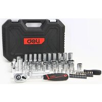 Универсальный набор инструментов Deli EDQ43062 (62 предмета) - Превью изображения №2 — Интернет-магазин Time-Shop