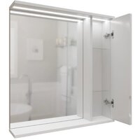  Mixline Шкаф с зеркалом для ванной Лайн 60 553011 (правый, с подсветкой) - Превью изображения №4 — Интернет-магазин Time-Shop