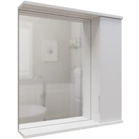  Mixline Шкаф с зеркалом для ванной Лайн 60 553011 (правый, с подсветкой) - Превью изображения №2 — Интернет-магазин Time-Shop