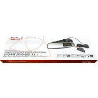 Видеорегистратор-зеркало Sho-Me SFHD 600 - Превью изображения №3 — Интернет-магазин Time-Shop