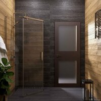 Душевой уголок Triton Дека Хром А1 90х90 без поддона (прозрачное стекло) - Превью изображения №5 — Интернет-магазин Time-Shop